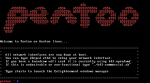 Pentoo Linux Booted into non-framebuffer mode